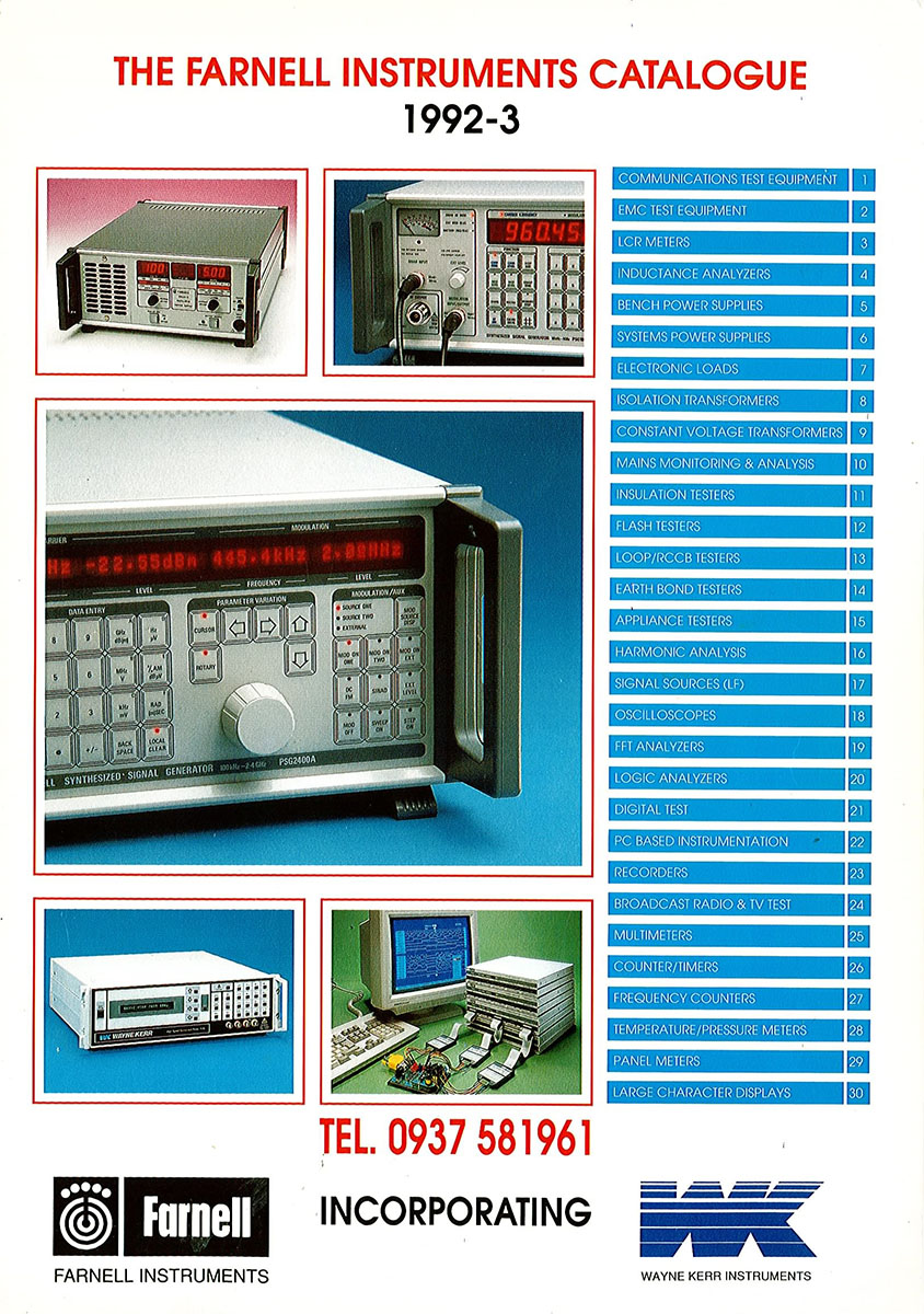 Wayne Kerr 1990's Catalog